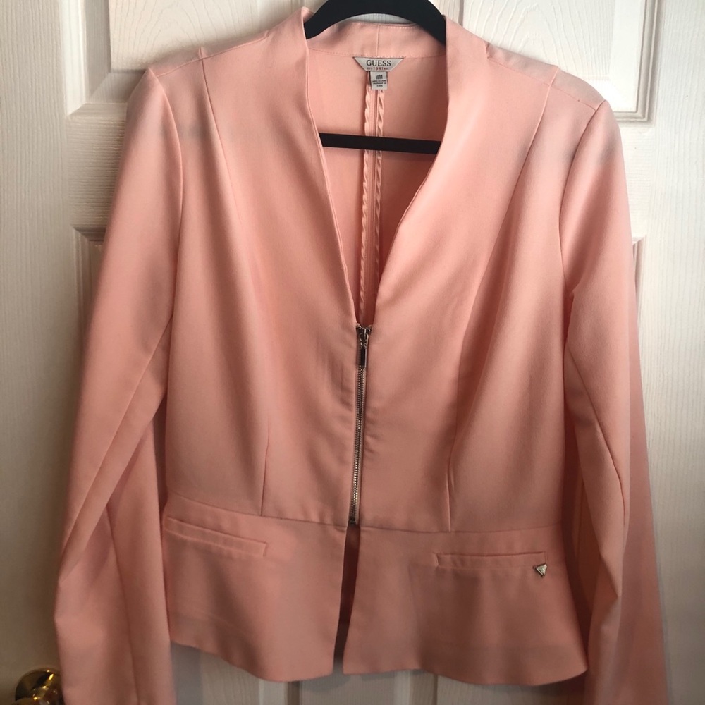 Guess zip-up Blazer-style Top